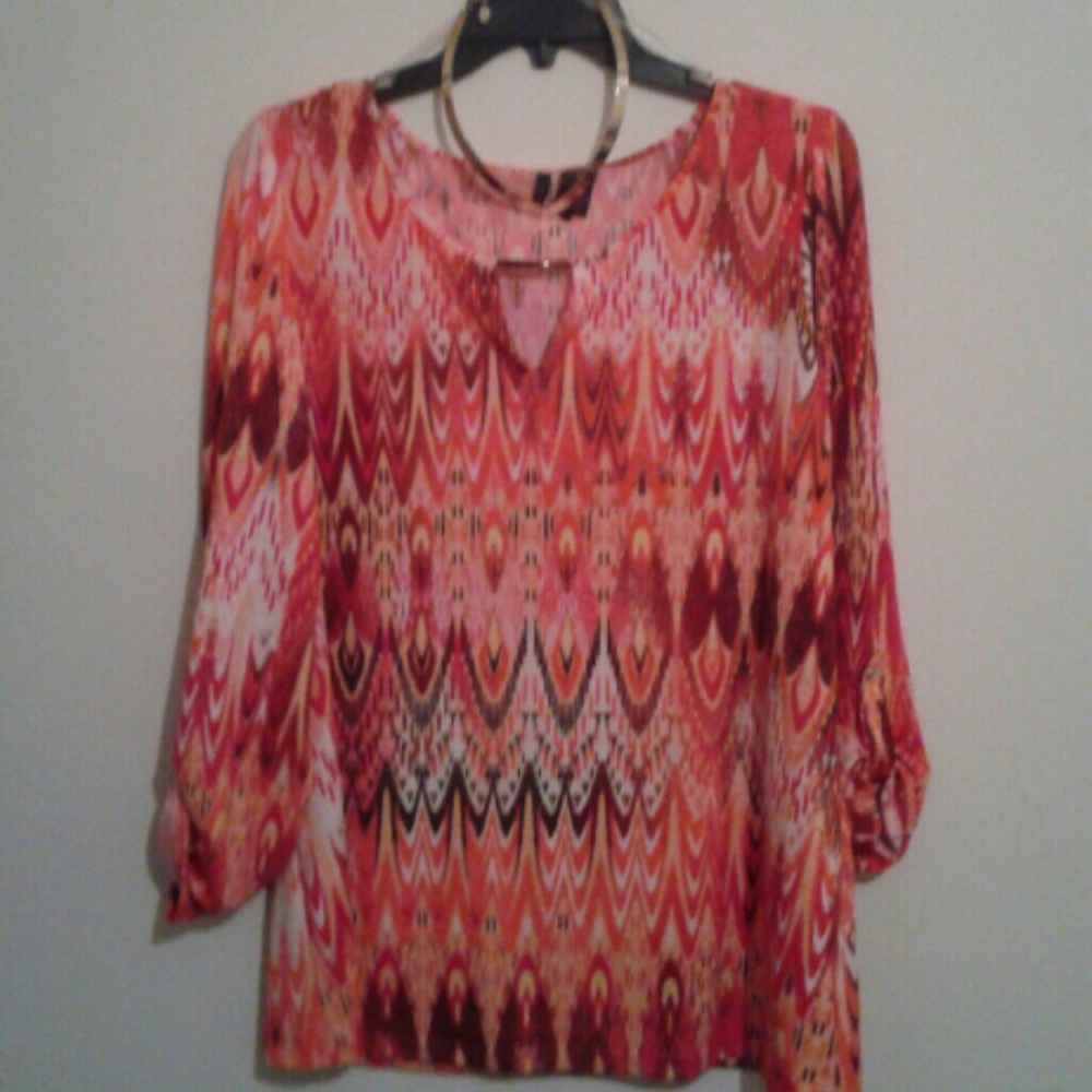 Long-sleeve blouse
